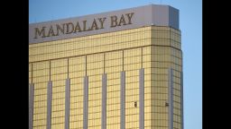 LAS VEGAS, NV - OCTOBER 02:  Broken windows are seen on the 32nd floor of the Mandalay Bay Resort and Casino after a lone gunman opened fire on the Route 91 Harvest country music festival on October 2, 2017 in Las Vegas, Nevada. The gunman, identified as Stephen Paddock, 64, of Mesquite, Nevada, allegedly opened fire from the Mandalay Bay Resort and Casino on the music festival, leaving at least 50 people dead and hundreds injured. Police have confirmed that one suspect has been shot. The investigation is ongoing.   (Photo by David Becker/Getty Images)