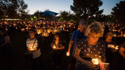 Thousands of people gathered to honor the Charleston Hartfield.
