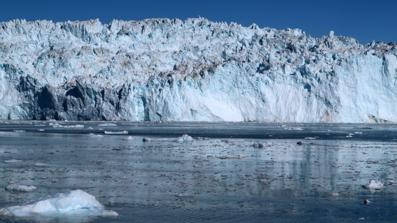 The glacier reminds you of the Wall from "Game of Thrones," but luckily there are no dragons here. 