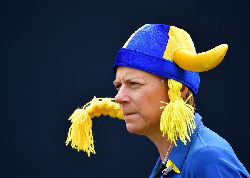 Sorenstam captained Team Europe in the Solheim Cup, though Team USA won 16.5 to 11.5.