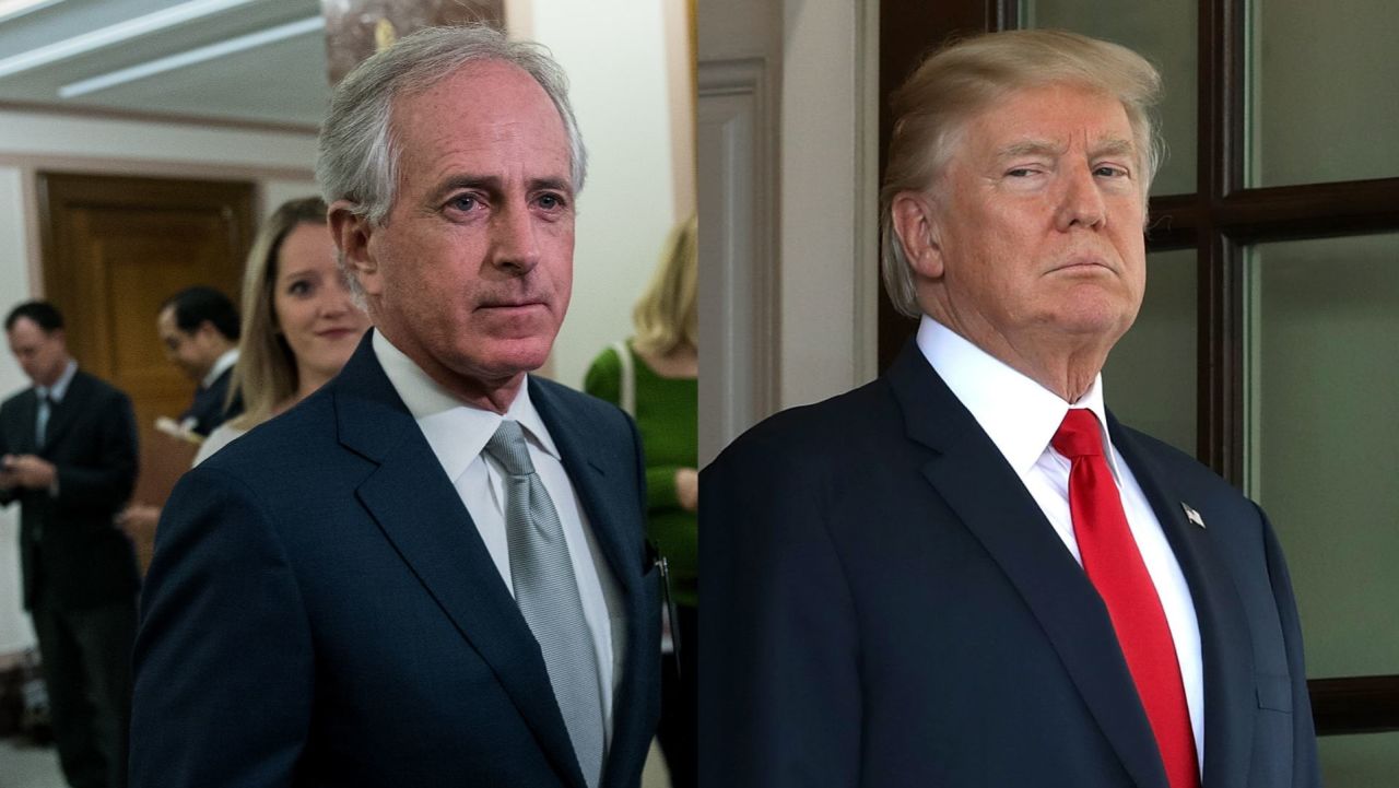 bob corker donald trump split