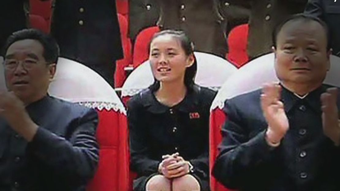 Kim Yo Jong, the youngest sister of North Korean leader Kim Jong Un, seen in March 2014.