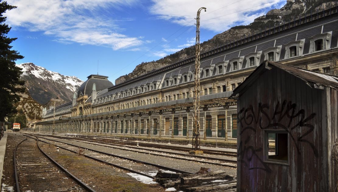 Canfranc is now a popular spot for photographers, due to its atmospheric exterior.