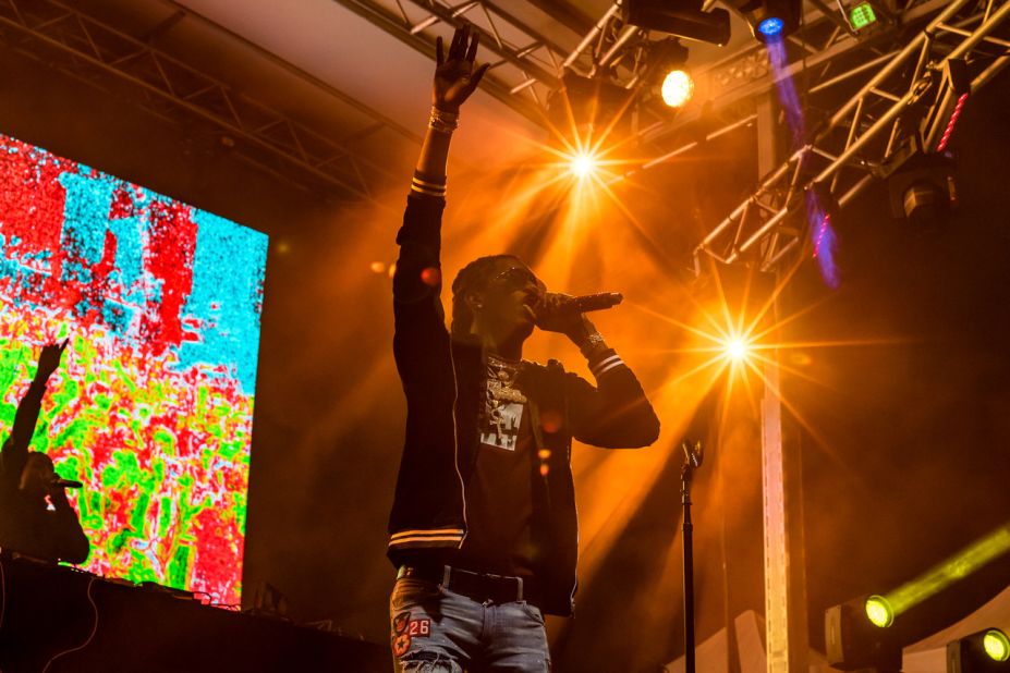 Atlanta rapper Young Thug headlines the second night of the festival.