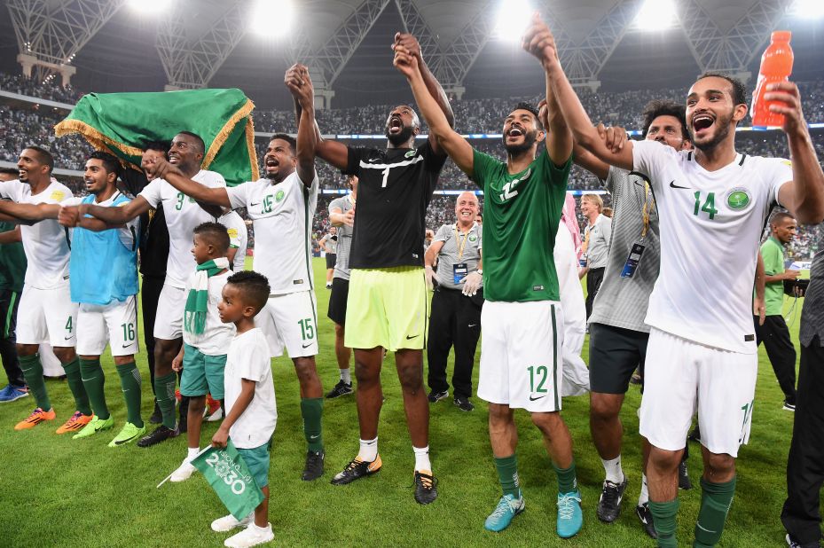 This will be Saudi Arabia's fifth appearance at a World Cup and the first since Germany 2006.  <br />