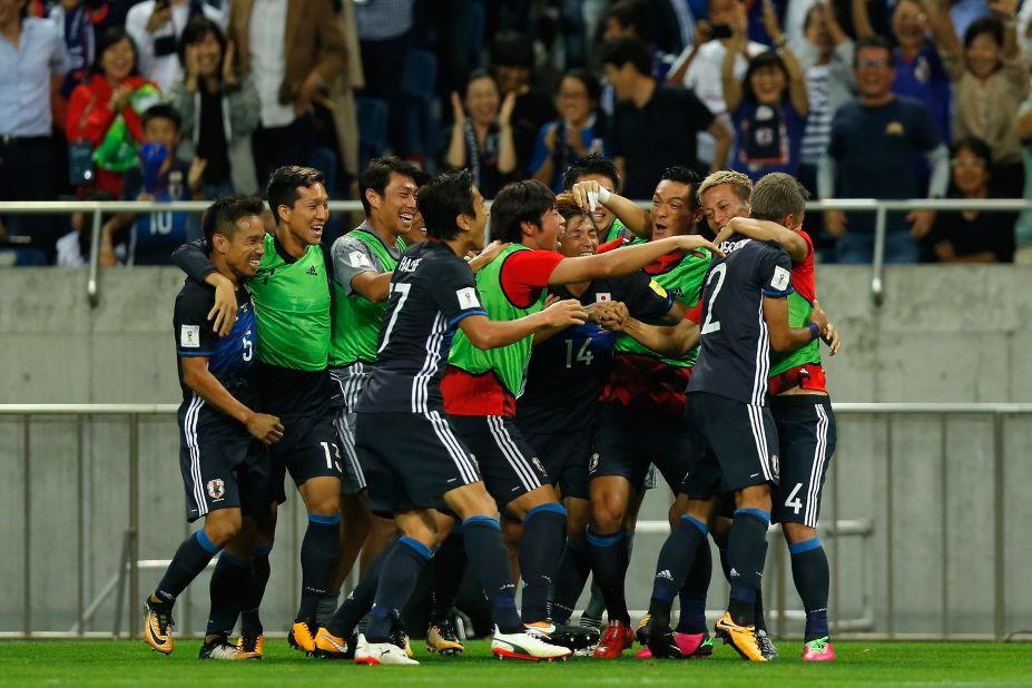 With one ferocious sweep of his right foot against Australia, 21-year-old Yosuke Ideguchi booked Japan's place at Russia 2018. 