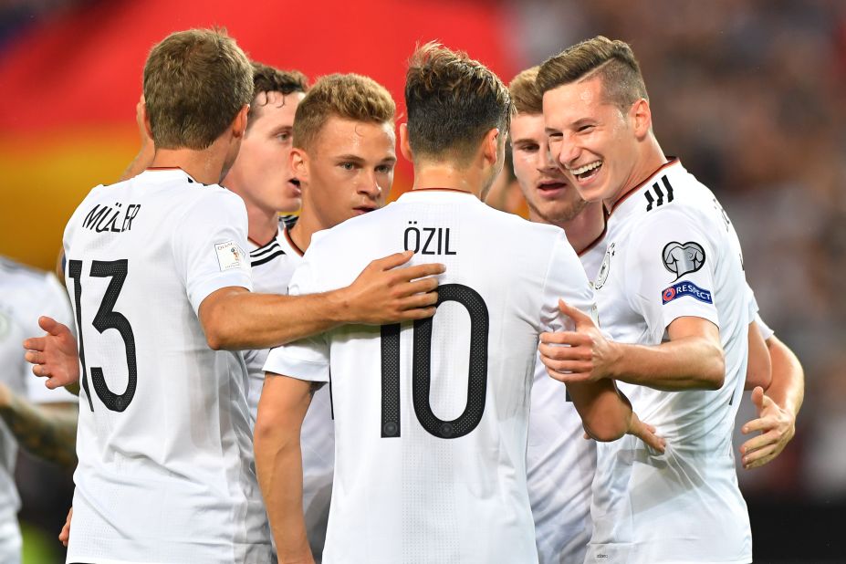 Boasting a 100% record in Group C of European qualifying, Germany could become the first team to retain the World Cup trophy since Brazil in 1962. <br />