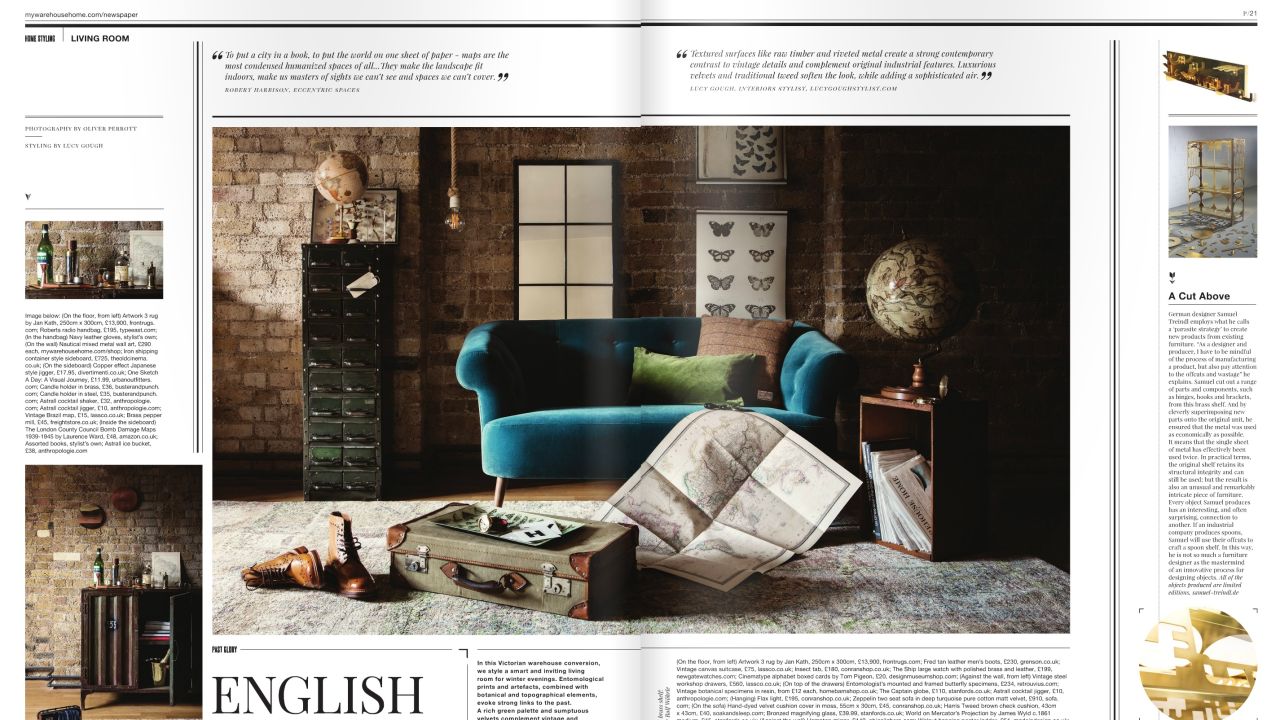 Sophie Bush founded Warehouse Home Magazine in 2014