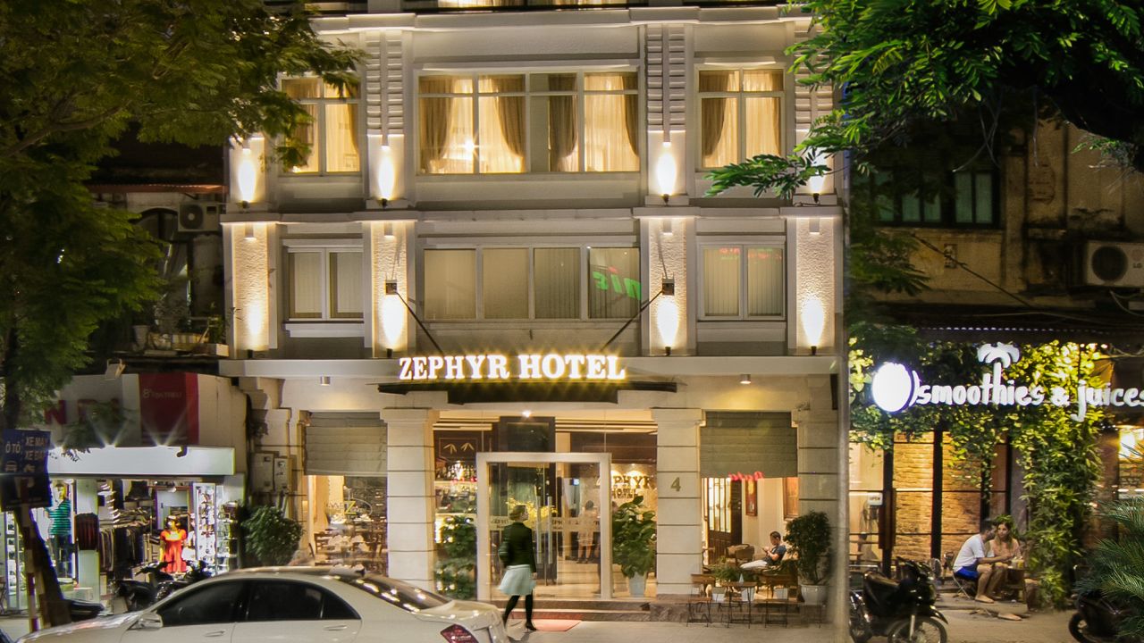 Zephyr Suites Boutique Hotel in the Old Quarter.