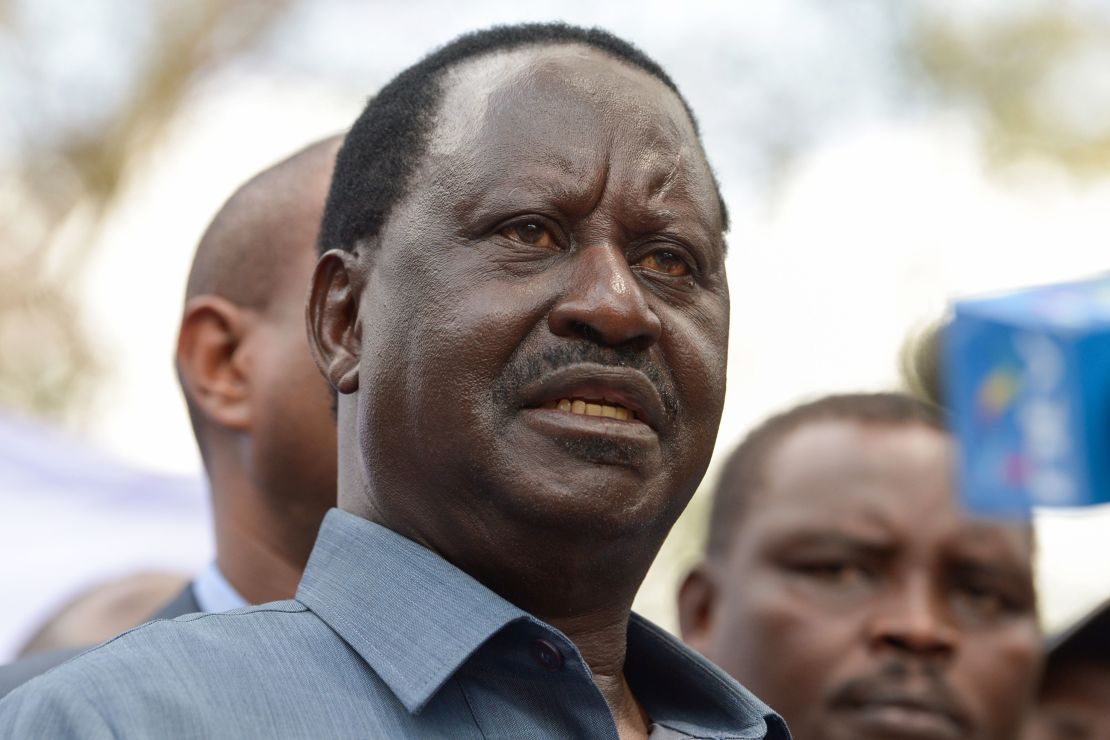 Opposition leader Raila Odinga, pictured October 9 in Nairobi, has urged supporters to boycott the election.