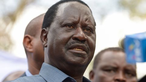 Opposition leader Raila Odinga, pictured October 9 in Nairobi, has urged supporters to boycott the election.