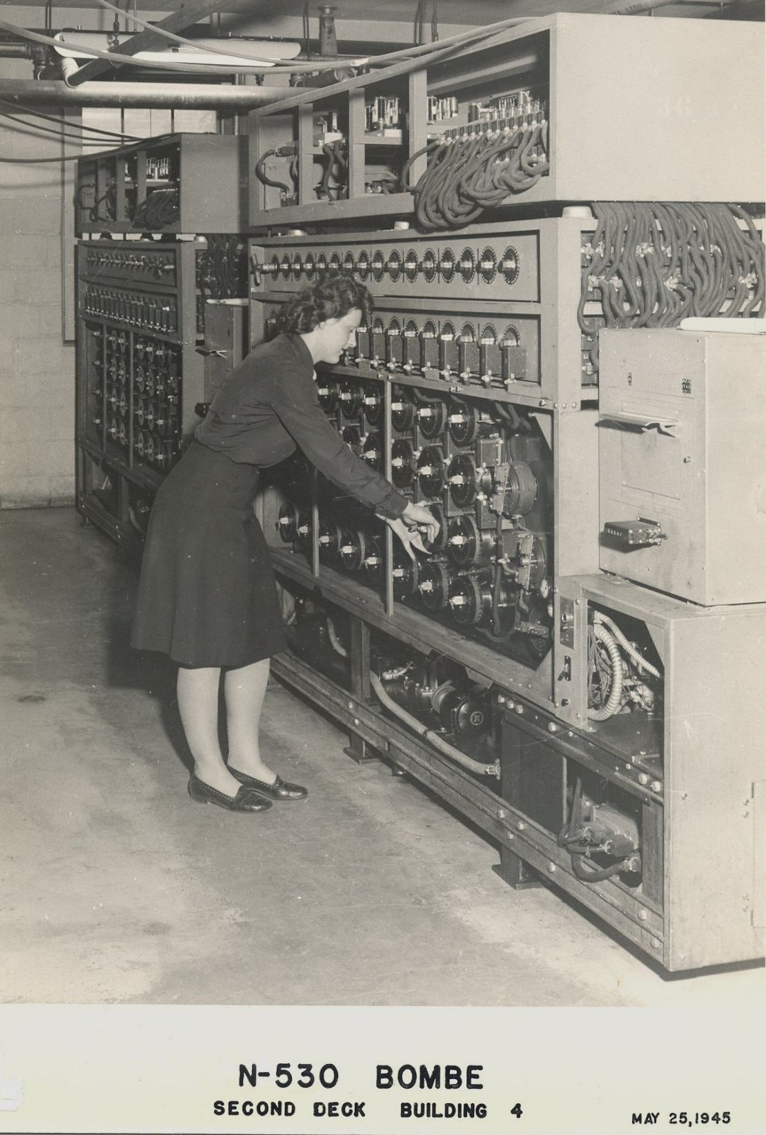 Women ran the machines that attacked the German Enigma ciphers.