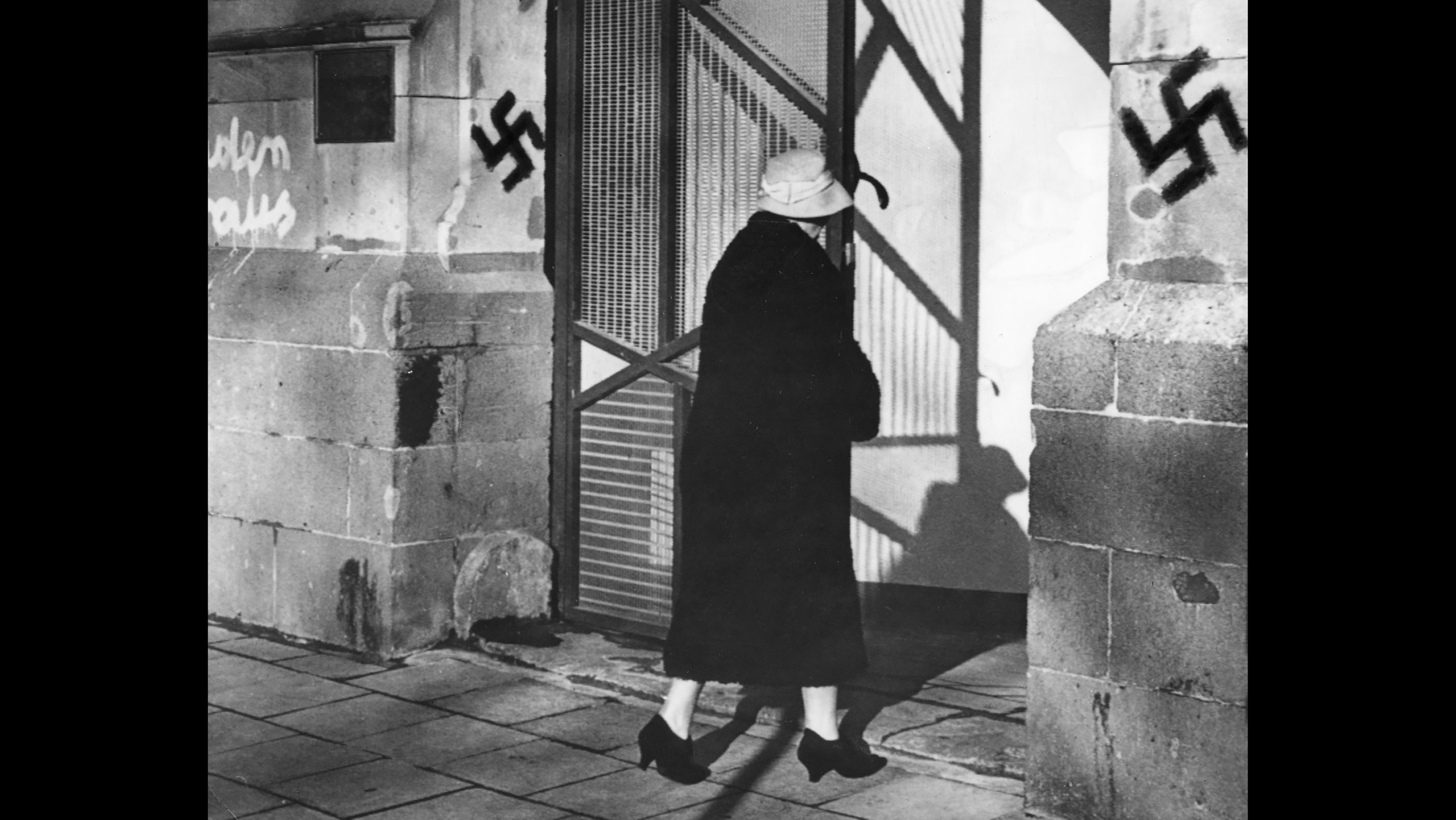 In 1959, a synagogue in Cologne, Germany, was one of the places desecrated with Nazi imagery.