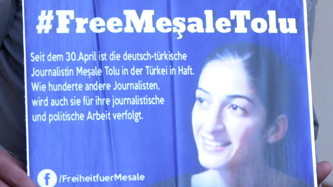 German journalist Mesale Tolu has been detained for more than five months in a Turkish prison. 
