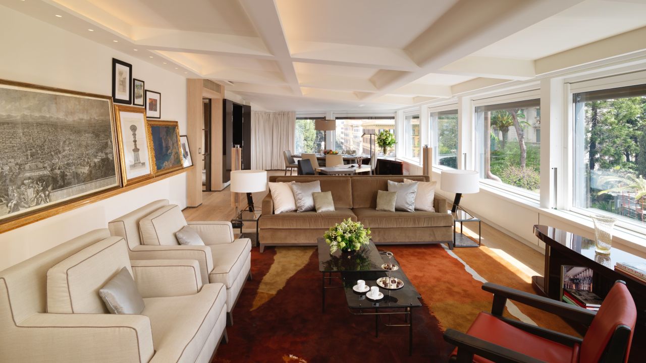 The Bellavista penthouse suite at the Hotel Eden is one of its newest additions.