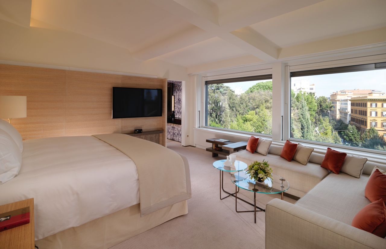 The Bellavista penthouse suite makes the most of its city surroundings.