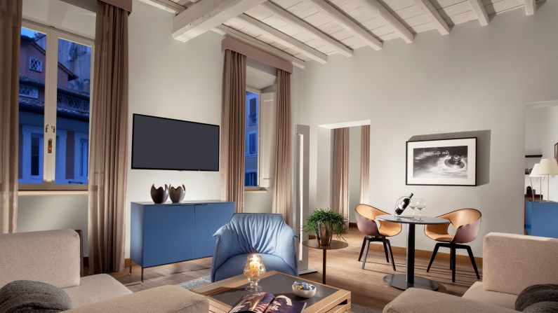 <strong>Palazzo Scanderbeg, Rome: </strong>This renovated palazzo near the Trevi Fountain features a selection of apartment-style suites with unique arrangements -- some even have a private roof terrace.