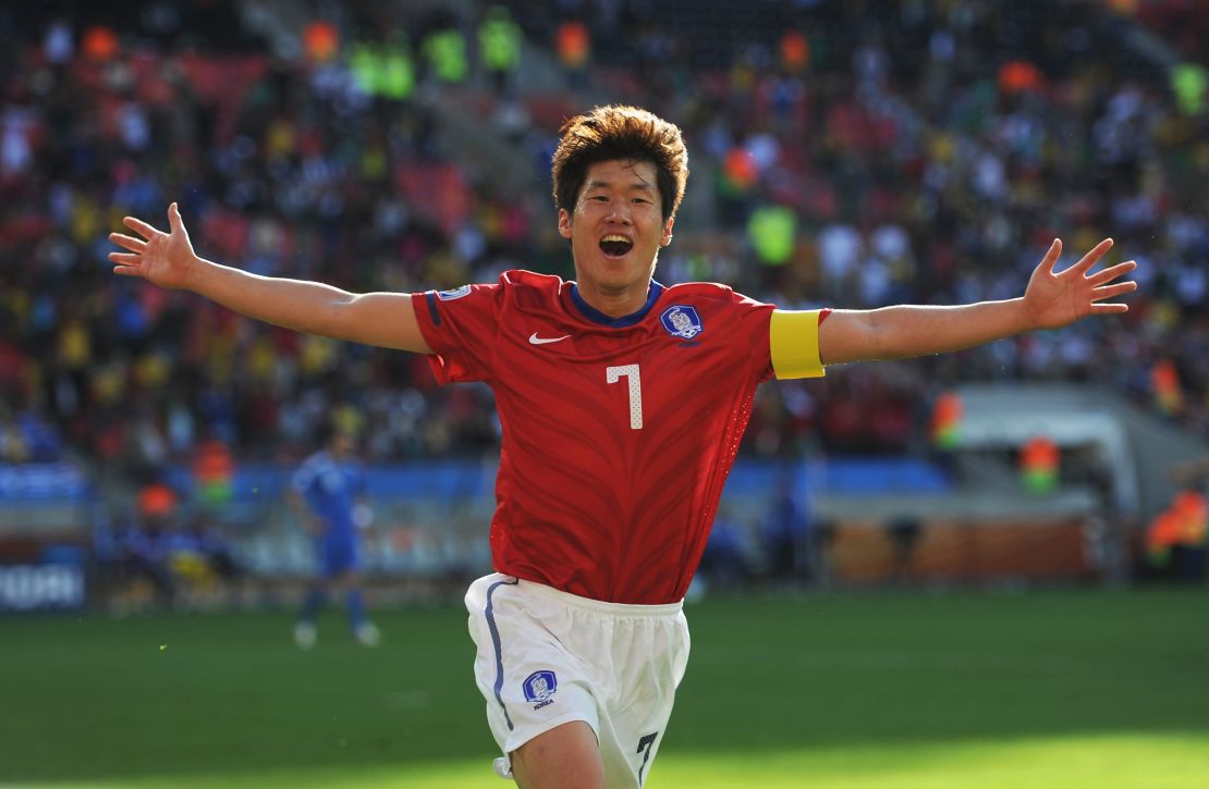 Park has played for Kyoto Purple Sanga, United, PSV Eindhoven and Queens Park Rangers.