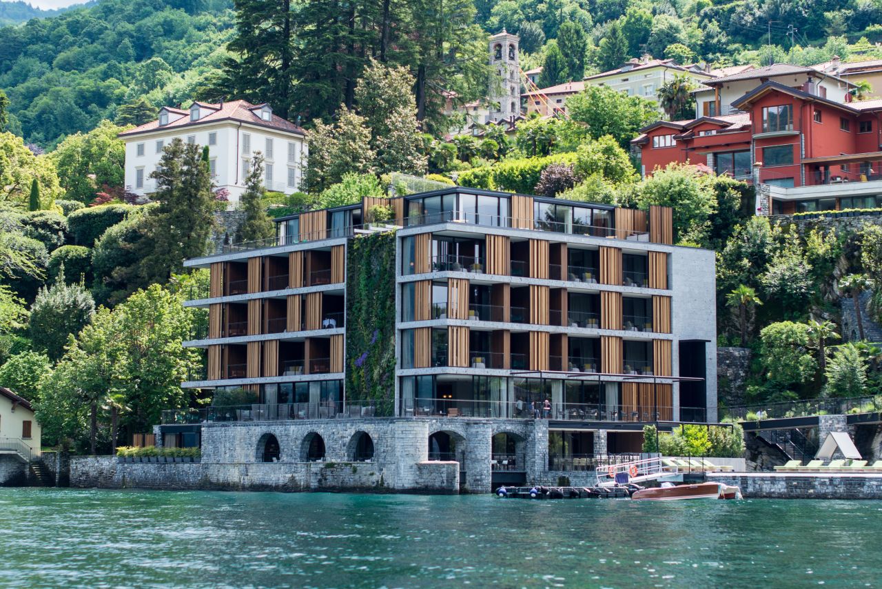 Il Sereno's fourth-floor penthouses have views of beautiful Lake Como.