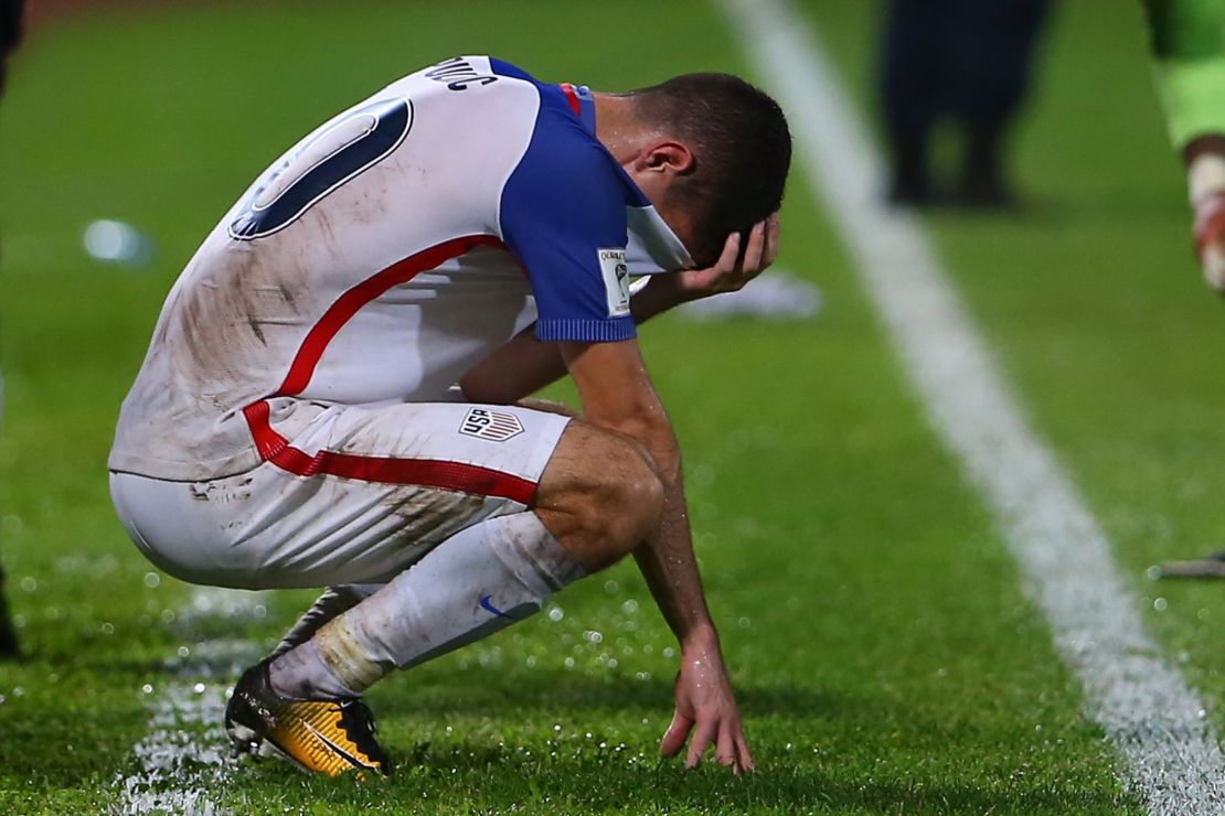 The US men's team failed to qualify for Russia 2018.