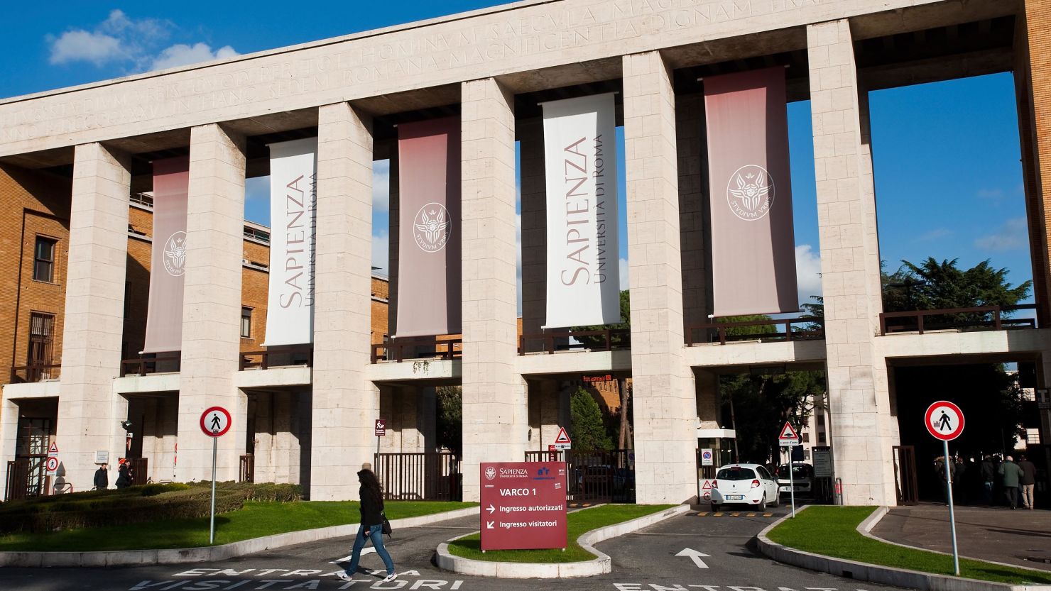 A file photo of La Sapienza University of Rome, in 2010.