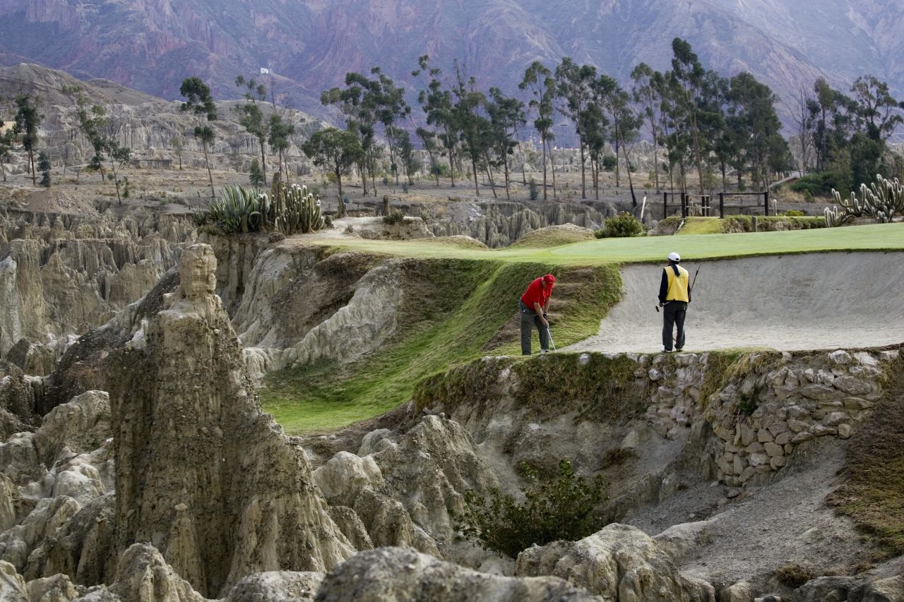 Bolivia's La Paz Golf Club is considered to be the highest in the world, with parts of the course 3,342 meters (almost 11,000 feet) above sea level.