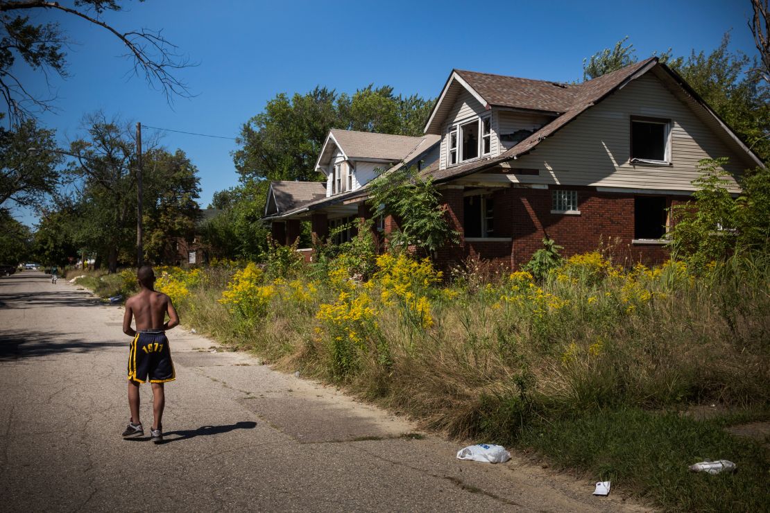 Struggling cities, like Detroit pictured here, can benefit from gentrification, say the writers.
