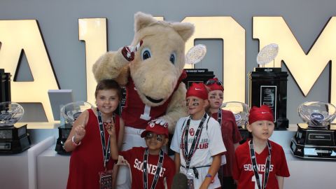 Special Spectators has sent thousands of seriously ill kids to events like this Oklahoma Sooners game