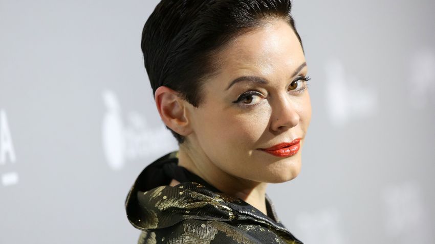 LOS ANGELES, CA - APRIL 15:  Actress Rose McGowan attends the premiere of The Orchard's 'DIOR & I' at LACMA on April 15, 2015 in Los Angeles, California.  (Photo by Imeh Akpanudosen/Getty Images)