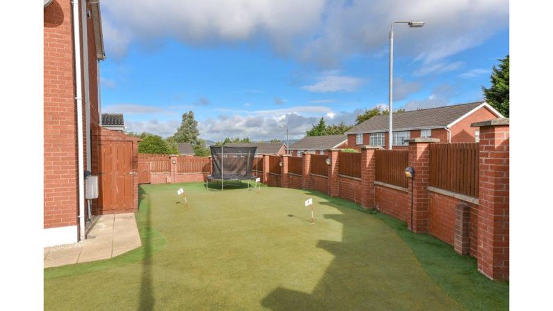 New buyers could work on their game whenever they want or take a 20-minute walk to Holywood Golf Club where McIlroy honed his skills as a youngster.