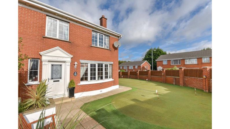 The McIlroys had a five-hole putting surface installed in their back garden so young Rory could work on his short game.