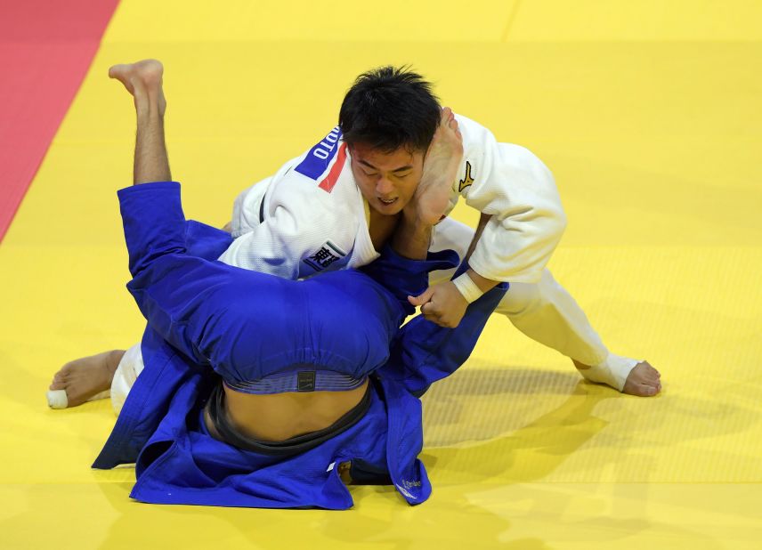 Hashimoto was crowned world champion back in August after beating Azerbaijan's Rustam Orujov in the final.
