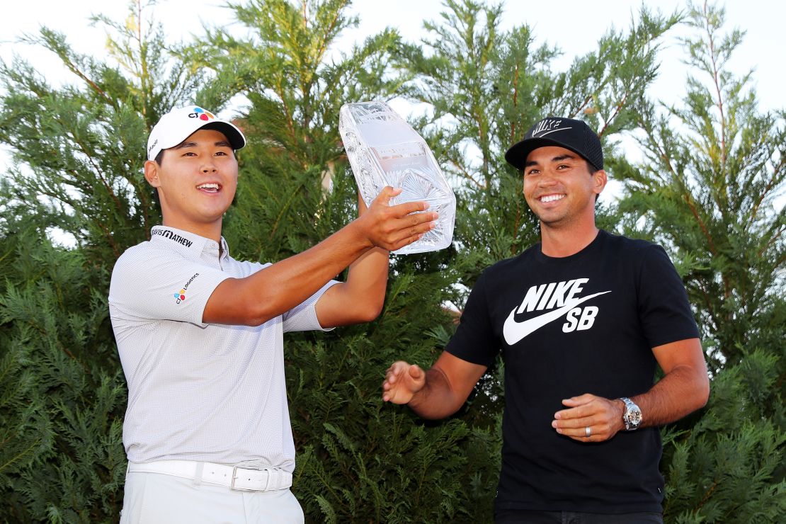 Si-woo Kim is one of only two golfers born outside of the United States this side of World War Two to win two PGA tour events before their 22nd birthday. 