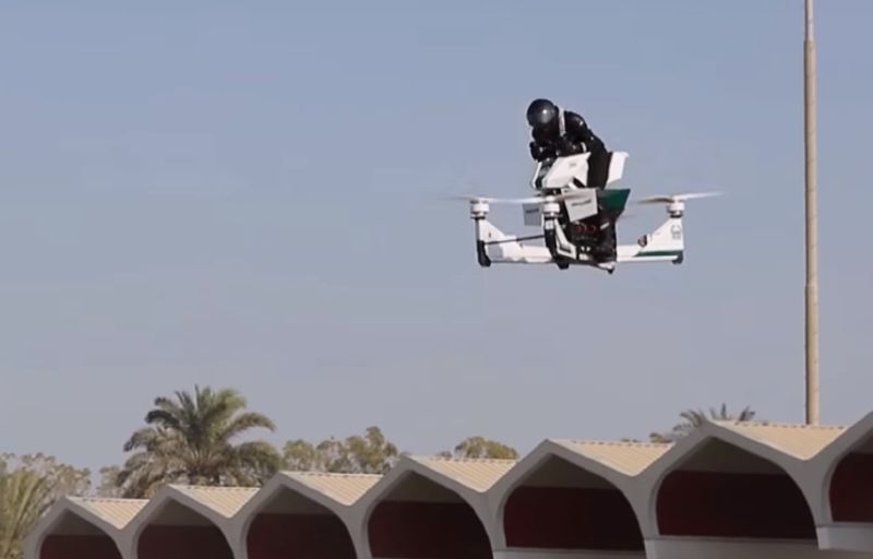 Dubai police store drones