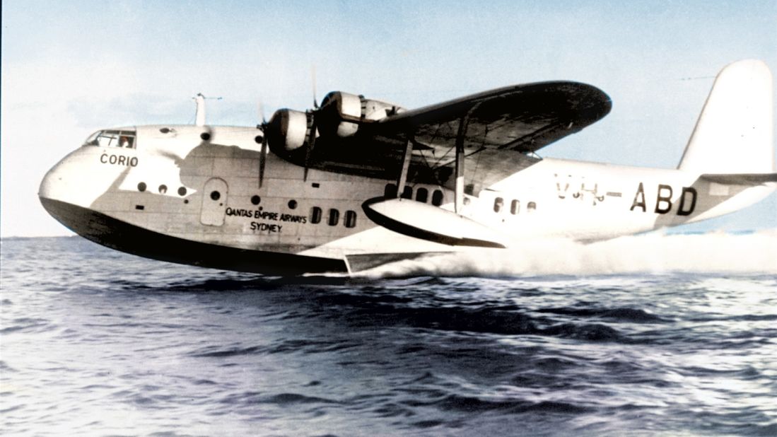 <strong>Flying Down Under: </strong>Once upon a time, in a more romantic if ultimately slower and less efficient era, high-rolling passengers could make the marathon journey from London to Perth, Australia in a luxury flying boat. 