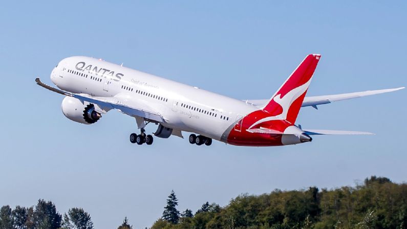 The final link in the chain is Qantas' new Boeing 787 which has shrunk flights to a non-stop 17-hour dash between the UK and Australia. Onboard golf is not allowed.