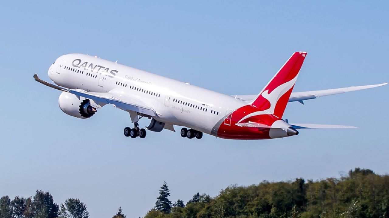 Qantas's first Boeing 787 launched non-stop flights between the UK and Australia in March, 2018