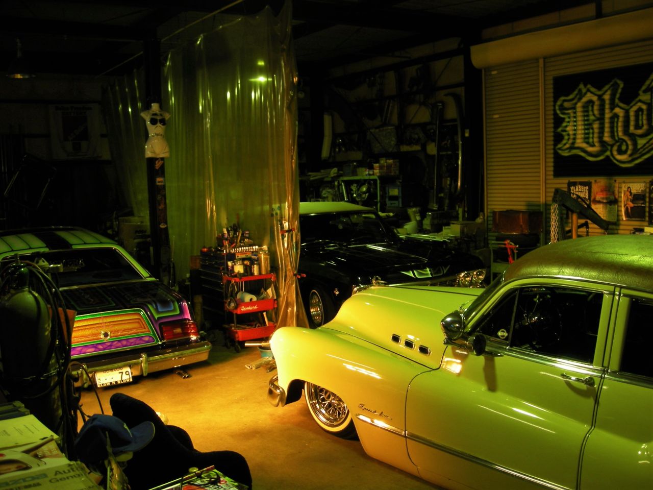 "When it first started in Japan, the cars would go over there and look exactly the same as in America. They wouldn't modify them or change them that much, so the artwork on the cars would look like they were Chicana," said photographer Luke Dorsett. 
