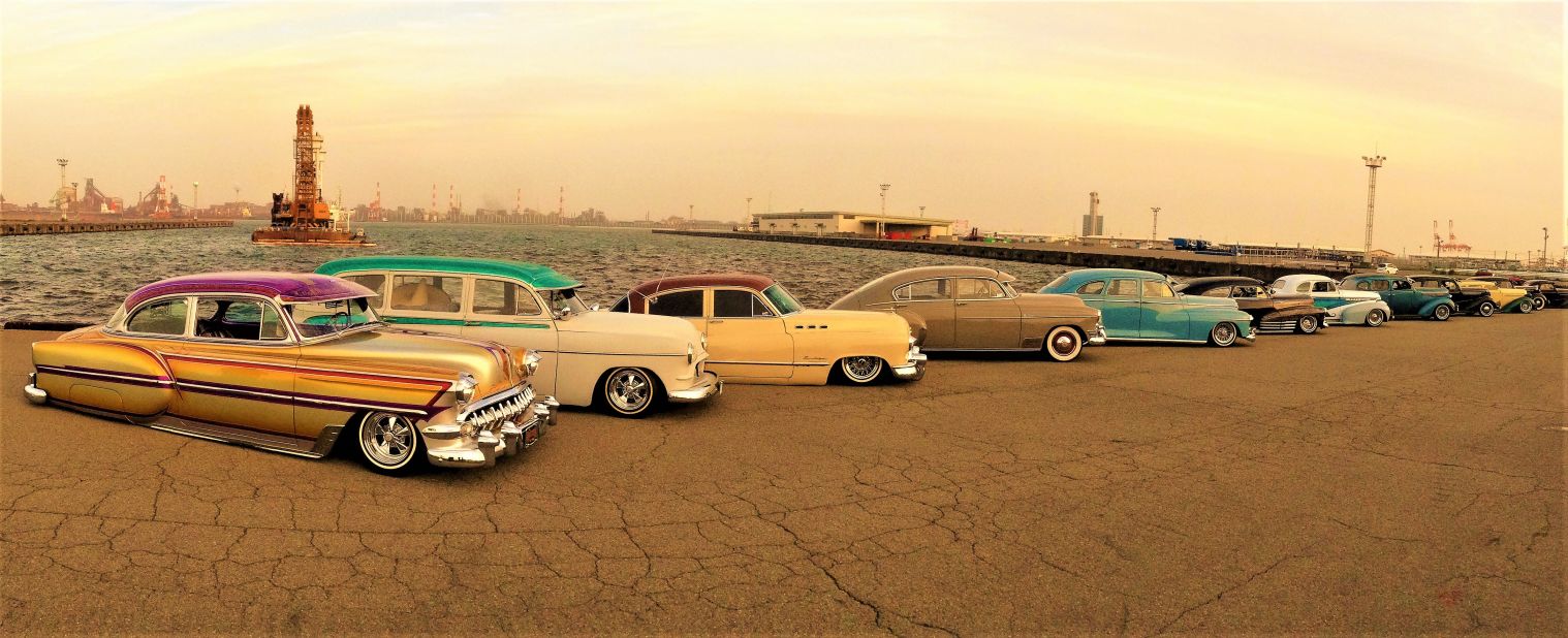 A day out with the Pharaohs, one of Japan's oldest lowrider clubs. 