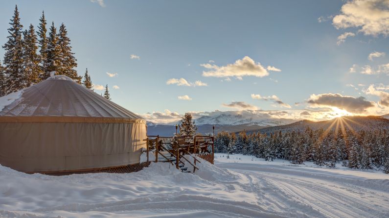 <strong>Trek to The Cookhouse: </strong>Visit the<strong> </strong>Tennessee Pass Nordic Center to strap on nordic skis or snowshoes for a one-mile trek to The Cookhouse, a solar-powered yurt that's home to a fine-dining restaurant.