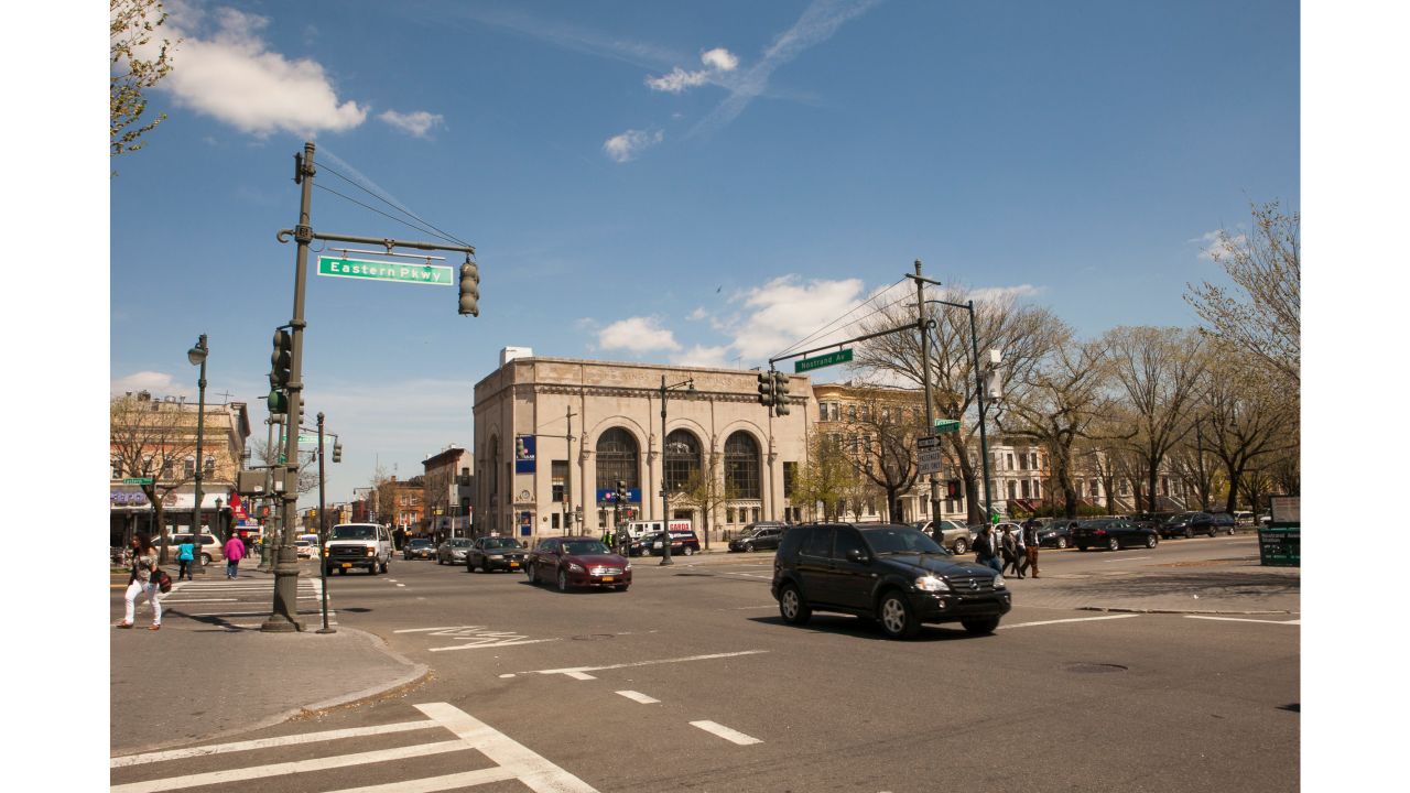 The now uber-trendy Crown Heights in Brooklyn, New York City.
