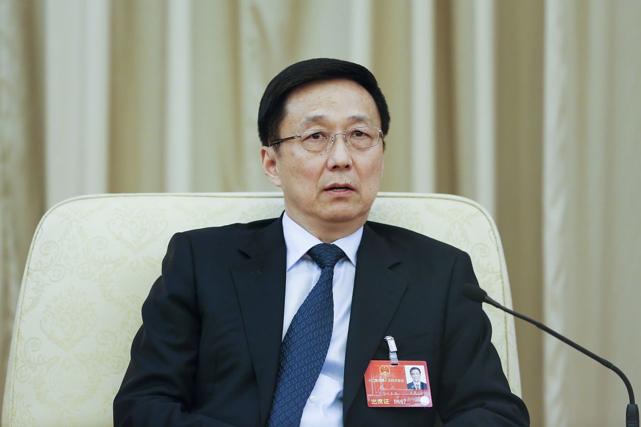 <strong>Han Zheng</strong>, 63, was the party boss of Shanghai, China's financial capital and largest city.