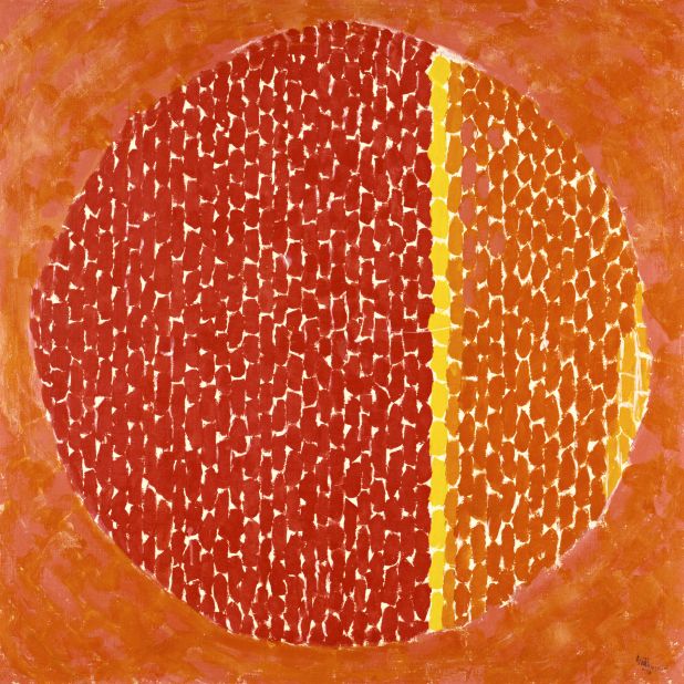 African-American artist Alma Thomas depicted the setting sun in this painting from the latter stages of her career. The name is believed to refer to Apollo 10's lunar module, Snoopy. But, as the new book "Universe: Exploring the Astronomical World" suggests, it may refer to the cartoon strip character: "(Snoopy's) habitual position lying on top of his doghouse might also explain why the horizon runs vertically rather than horizontally."