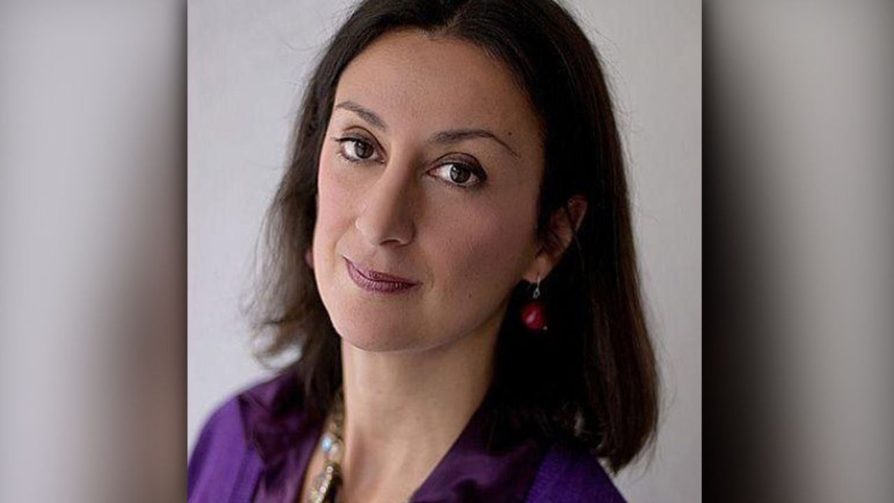 Maltese journalist Daphne Caruana Galizia, who was killed in October 2017 