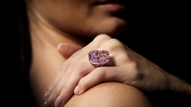 .32ct Fancy Intense Pink Bare Diamond Necklace