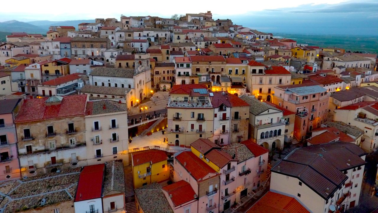 <strong>Dying town:</strong> Italian town Candela is at risk of becoming a ghost town as young residents leave in their droves, and elders die out.