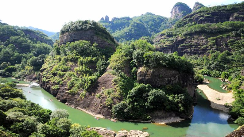 <strong>Mount Wuyi: </strong>One of the most beautiful places in China, Wuyishan, or Mount Wuyi, was inscribed as a UNESCO World Heritage site in 1999. The natural reserve is located in Fujian province in southeast China.