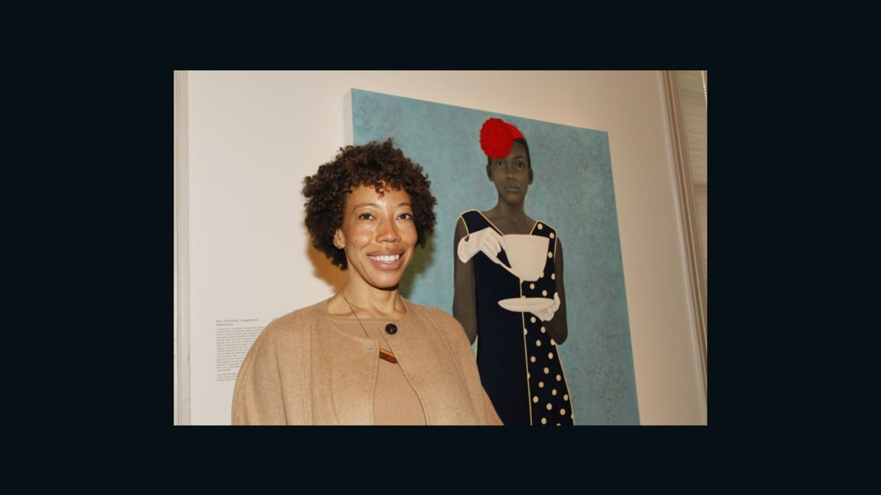 Amy Sherald was the first-prize winner of the National Portrait Gallery's 2016 Outwin Boochever Portrait Competition.