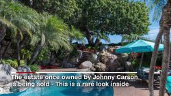 A rare look inside the estate once owned by Johnny Carson, as it goes on the market for $81.5 million.