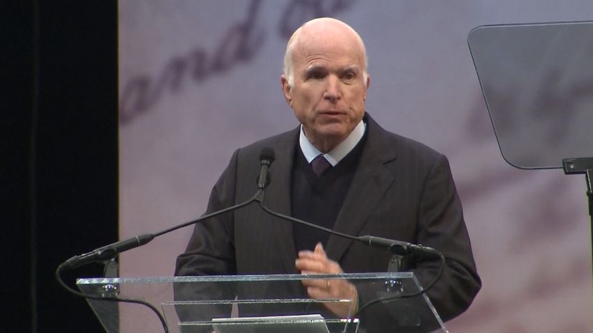 John McCain Liberty Medal speech 3